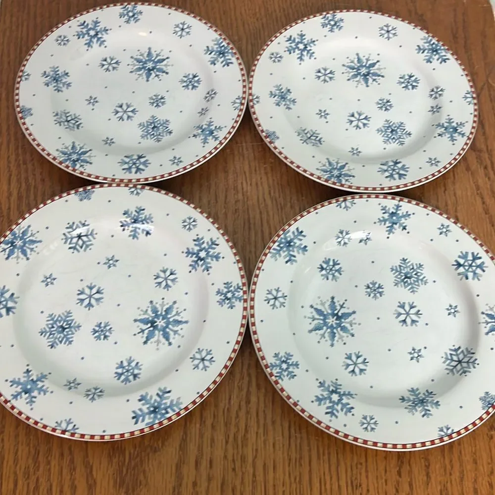 Christmas Sakura Snowflake Salad Plate 8